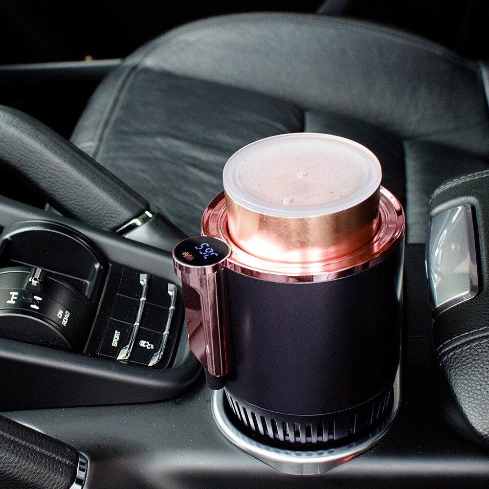 Porte-Gobelet Voiture Chauffant & Réfrigérant – Boissons Chaudes/Froides En Route