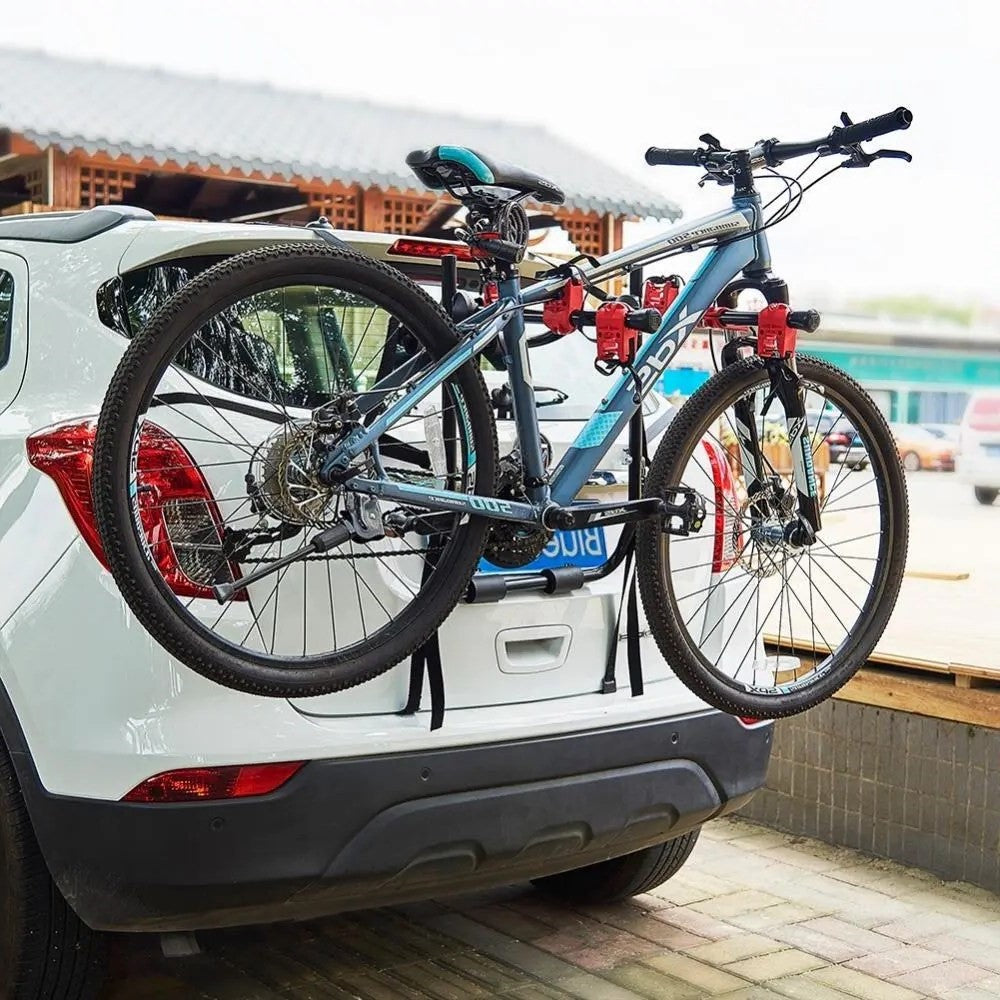 Fietsdrager Voor Kofferbak Van Auto — Versterkte Veiligheid Tijdens Reis