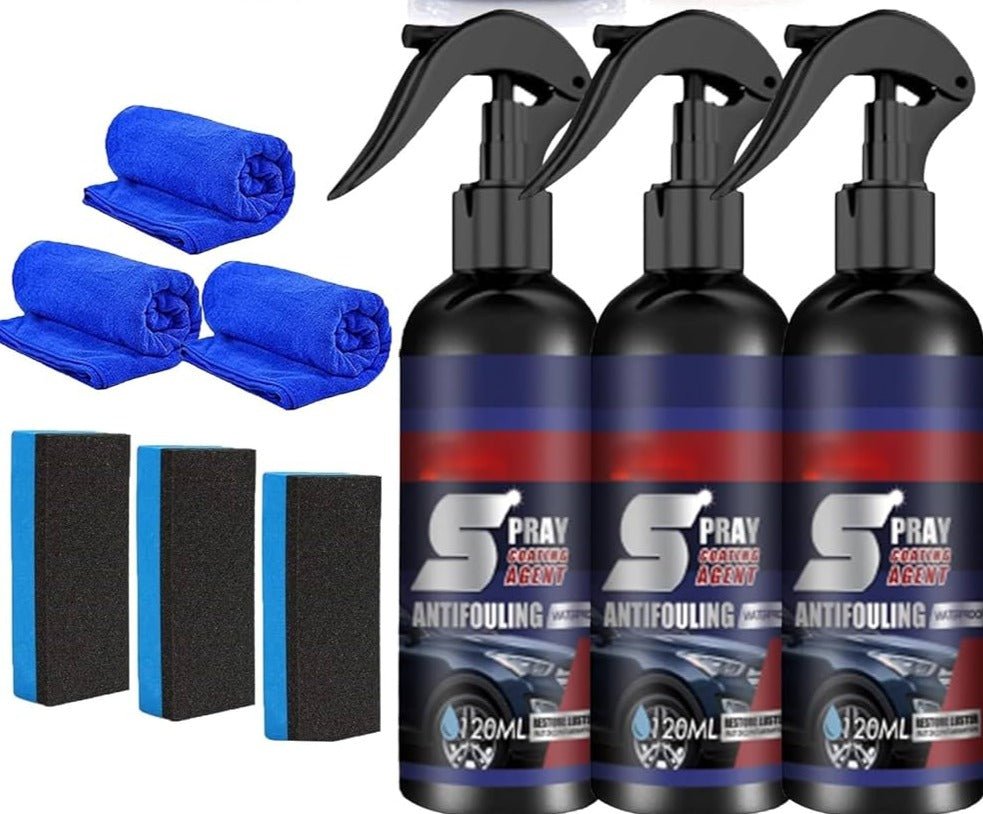 Autókarosszéria Védő Spray – Fényesség és Hidrofób Gát
