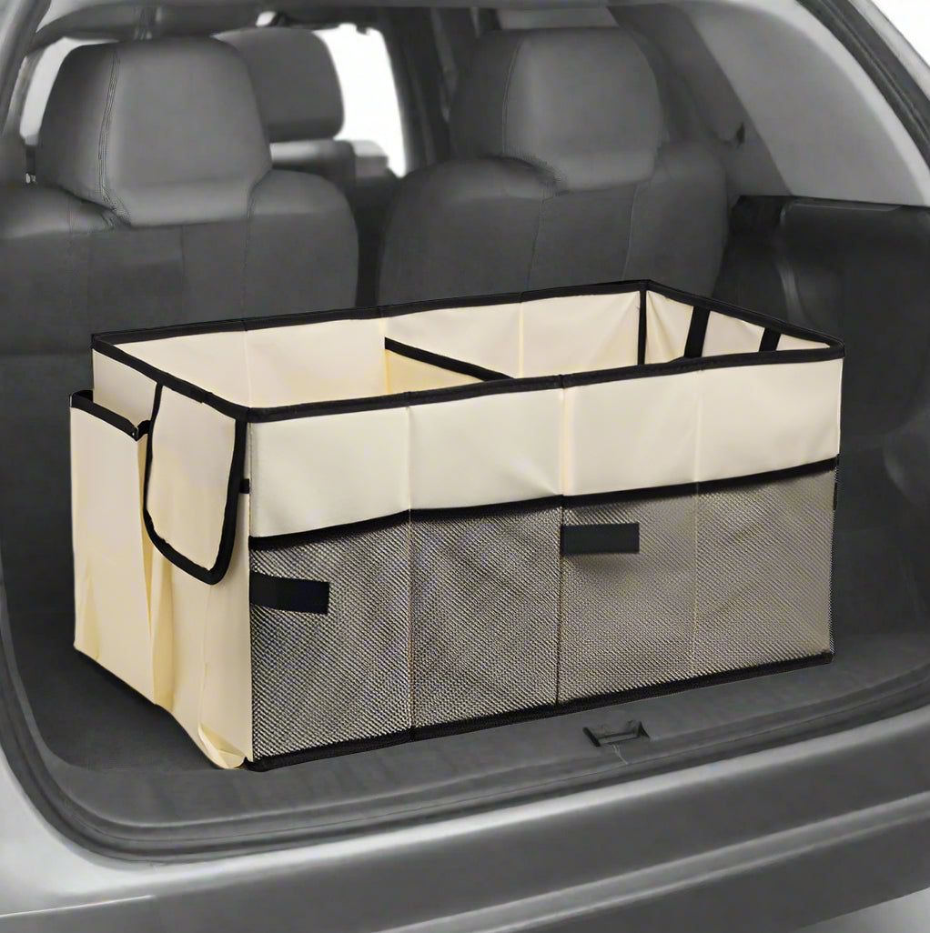 Organizzatore Per Bagagliaio Auto — Contenitore Pieghevole e Pratico