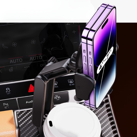 תמיכה טלפונית לרכב – התקנה במעמד כוס