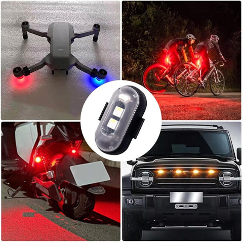 LED-ljus Anti-Kollision – Cykling och Moto