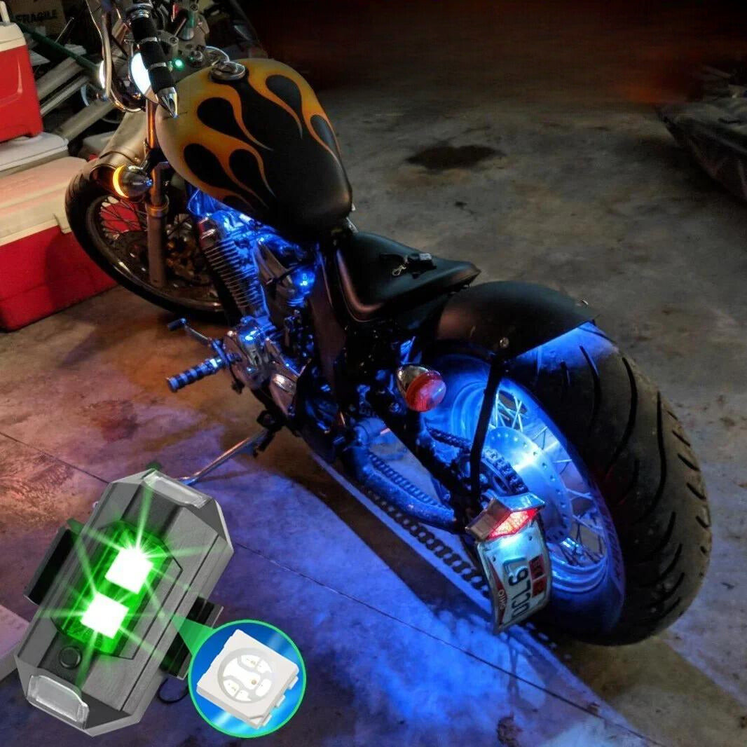 LED-lys Anti-Kollision Til Motorcykel – Sikkerhed Og Stil