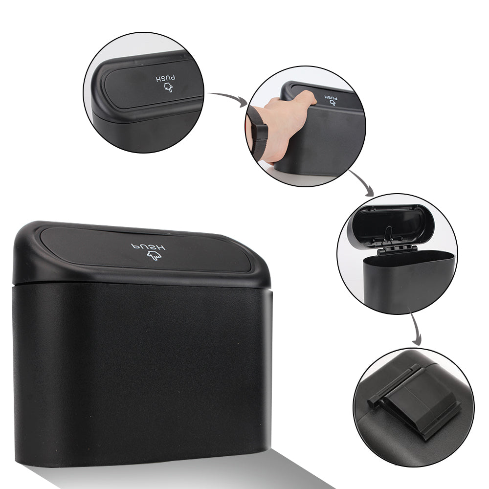 Bil søppelbøtte med lokk