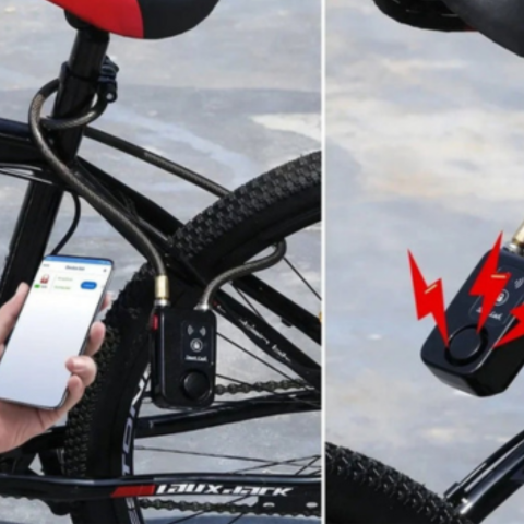 Inteligentná zámka na bicykel s alarmom 110dB a ovládaním cez aplikáciu — Spoľahlivá a moderná ochrana