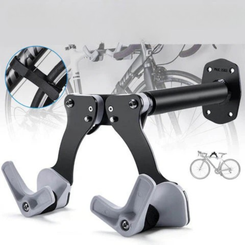 دعم الجدار للدراجة - تثبيت قوي وآمن