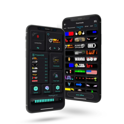 LED Display Panel Auto – Custom Text and Patterns