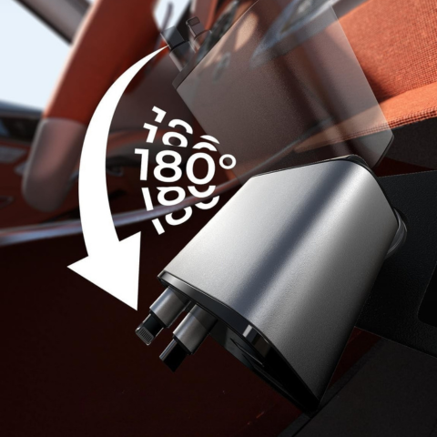 Nabíječka do auta s teleskopickým kabelem – ultra praktický kompaktní formát