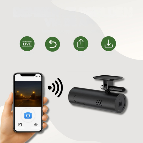 Palubná kamera do auta — Jasné obrázky a jednoduchá inštalácia