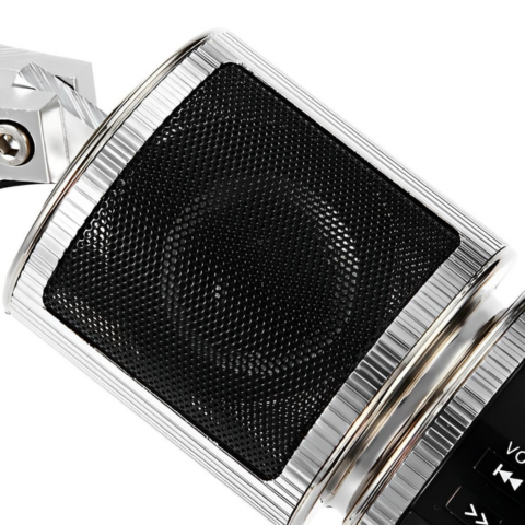 Altavoces Moto Para Manillar — Bluetooth Inalámbrico, Radio FM Y Puerto USB