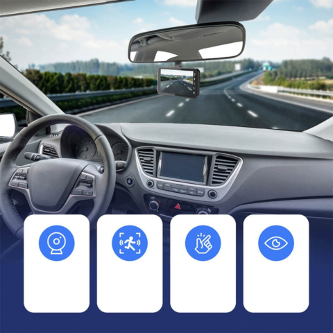 מצלמת רכב קדמית ואחורית – פיקוח מתמשך על הרכב שלך