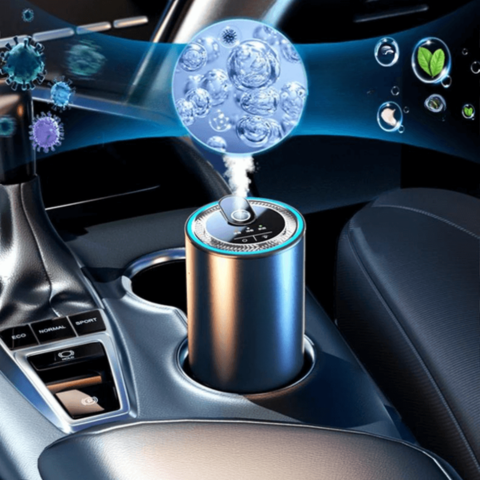 Diffusore di Aromi Luminoso per Auto — Purificatore & Atmosfera LED