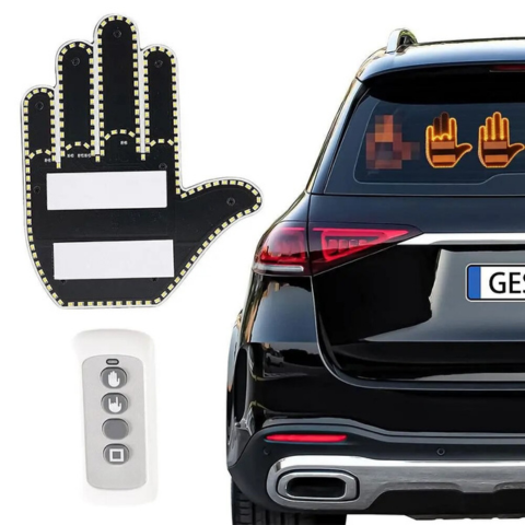 LED-signalering Fjernstyrt For Bakvindu — Gester Og Lysmeldinger