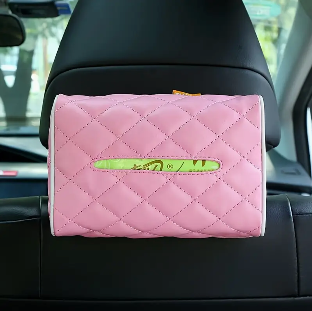 Bočná opierka hlavy na autosedačku z PU kože – upevnenie na slnečnú clonu alebo opierku hlavy