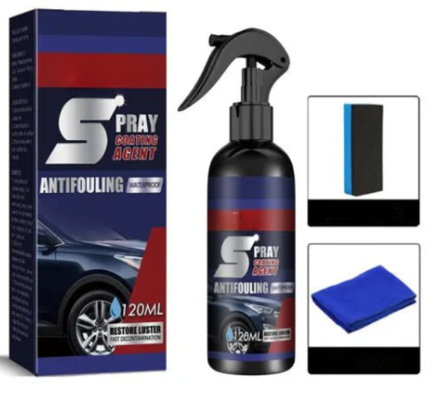 Autókarosszéria Védő Spray – Fényesség és Hidrofób Gát