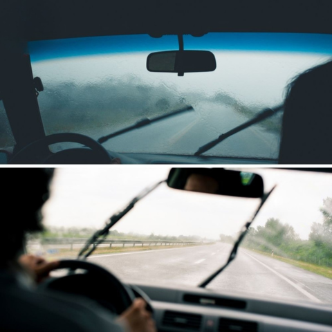 Vandafvisende forrude - Sikker kørsel