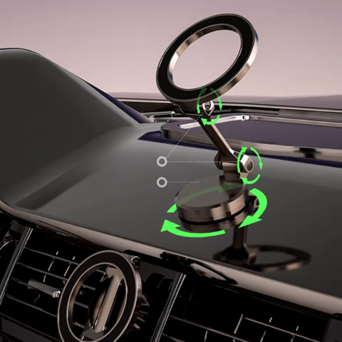 Podpora telefónu Magnetického 360° pre auto – Ultra-stabilné uchytenie