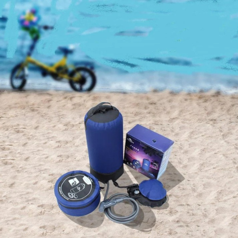Draagbare camping douche - hygiëne voor buiten & compact formaat