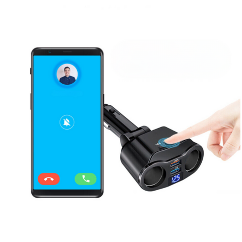 Adaptateur Allume-Cigare Voiture — Double Port USB & Affichage Digital