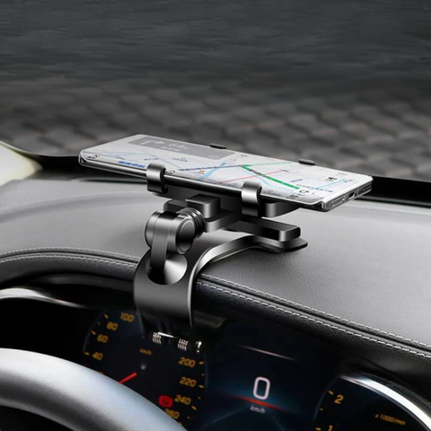 Steun Telefoon Auto – Rotatie Tot 1200° En Veilige Houder 