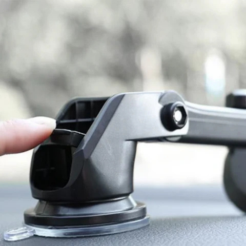 Zusammenklappbarer Telefonhalter für das Auto – Schnelle Installation und zuverlässiger Halt 