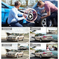 Caméra De Tableau De Bord 3 Canaux Full HD 1080p Avec Écran — Vision Avant, Arrière Et Intérieur