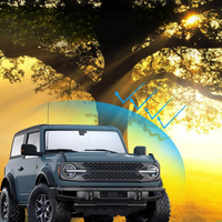 Vouwbare Zonnekap Voor Voorruit — Compatibel met 2 en 4 Deuren 