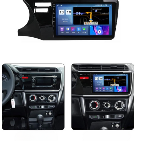 Android 10-tums bilradio – 2 DIN, GPS, WiFi, avtagbar skärm 