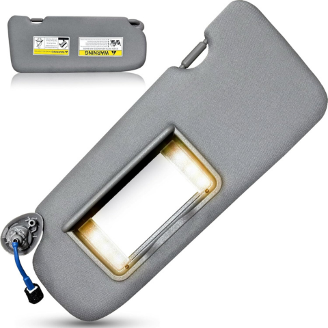 Parasole grigio lato conducente – Specchio illuminato per Honda CR-V 2017-2022 