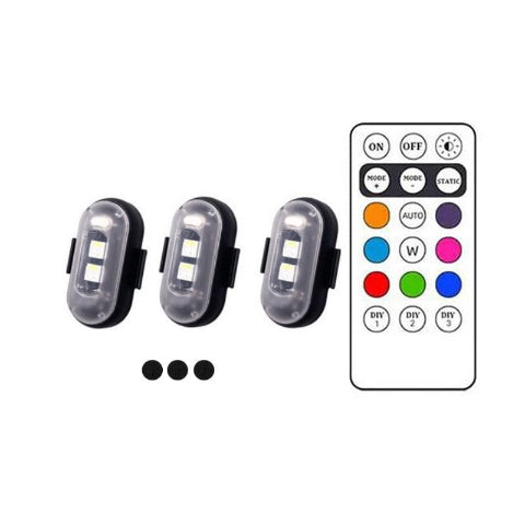 Luz LED Anti-Colisión – Ciclismo y Moto 