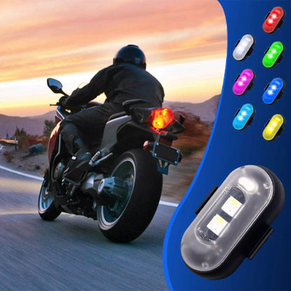 Luz LED Anti-Colisión – Ciclismo y Moto 