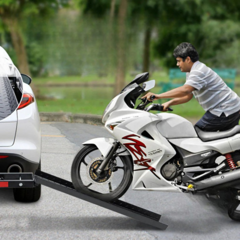 Motocyklový držák na tažné zařízení — Bezpečný a spolehlivý transport 