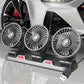 Mini Ventilatore a Tripla Testa – Freschezza Ottimale in Auto 