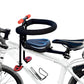 子供のための快適さと安定性 - フットレスト付き自転車シート 