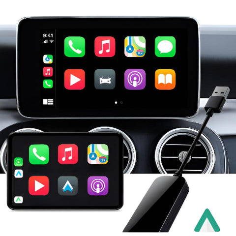 Universell trådlös biladapter — Lätt att använda CarPlay och Android Auto 