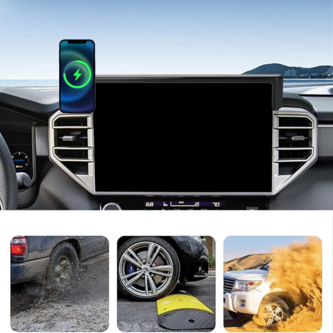 Trådlös Bil Laddare — För Toyota Tundra Och Sequoia 