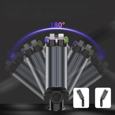 Multifunction Car Charger — Fast Charge & Aroma Diffuser 