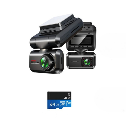 Dashcam Auto Ultra HD — Dvojitá a Trojitá Bezpečnostná Kamera 