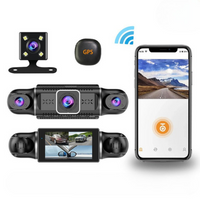 4 csatornás Dashcam - Integrált Wifi és GPS
