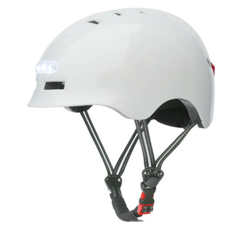 Casco da bici urbano – Con illuminazione LED anteriore e posteriore 