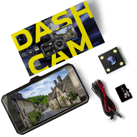 Front and Rear Dashcam – Continuous Surveillance of Your Vehicle 