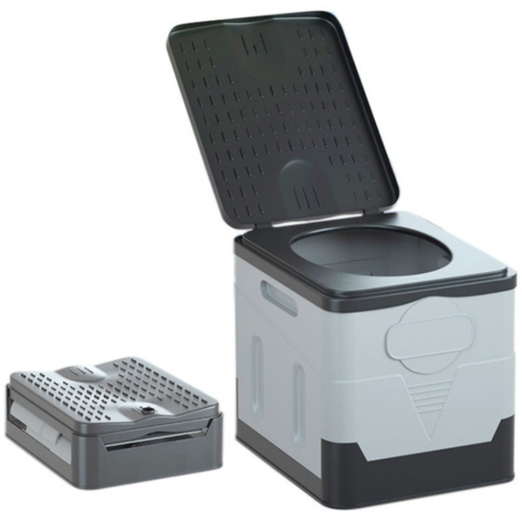 Folding Toilet for Car and Camping – Easy to Transport 