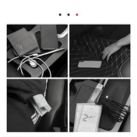 統合されたタブレット付きのチャイルドシートオーガナイザー - 実用性と快適さが保証されています 