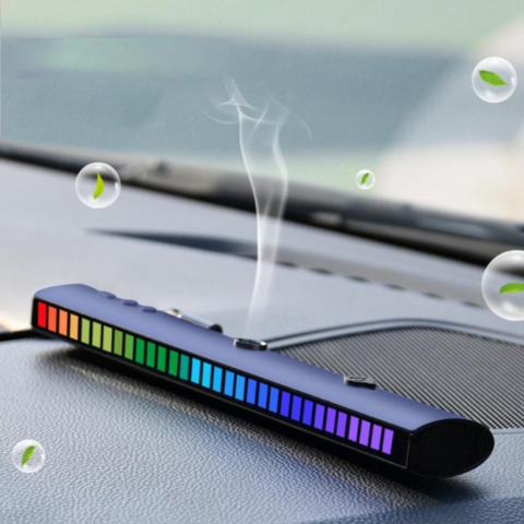 Diffuseur D’Arômes Auto – Éclairage LED Et Fraîcheur À Bord