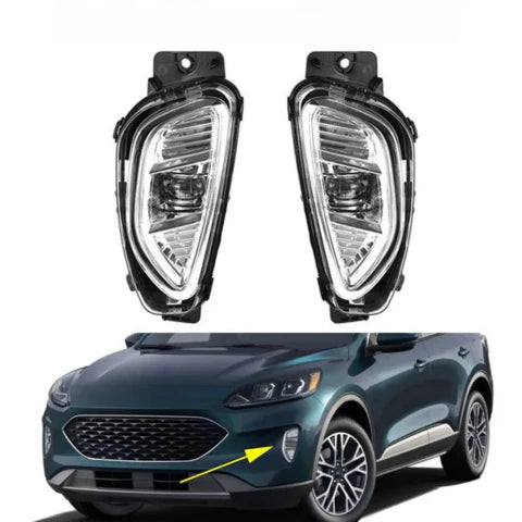 Feux Antibrouillard Avant LED — Compatibles Ford Escape 2020-2021