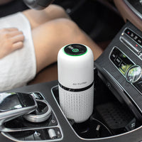 Purificador de Aire de Coche Portátil – Ionizador Silencioso y Recargable por USB 