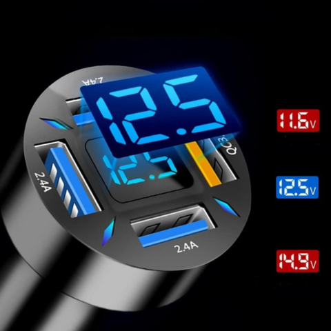 Chargeur Allume-Cigare Universel Et Multi-USB