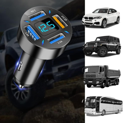 Chargeur Allume-Cigare Universel Et Multi-USB