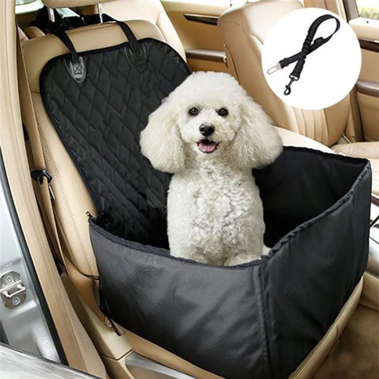 Seggiolino Auto Rialzato Per Cane — Comfort E Sicurezza Durante Il Viaggio 