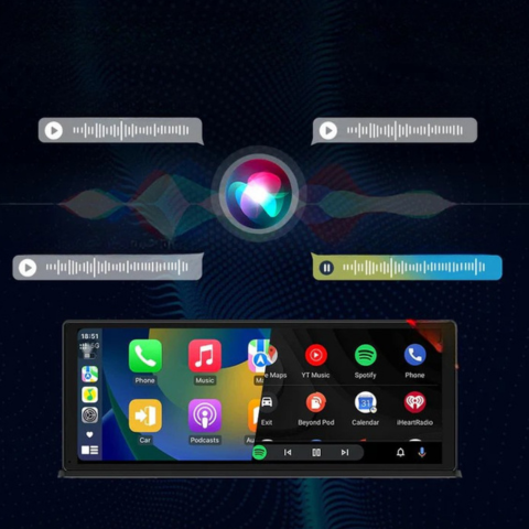 11,3-tommers berøringsskjerm med 4K dashbordkamera og 1080p ryggekamera - ultraklart bilde og jevn kjøring